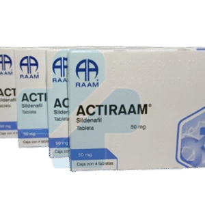 Actiraam Sildenafil 50mg C/4 Tabletas Pack De 5 Piezas