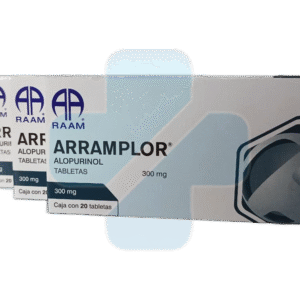 Arramplor Alopurinol 100 Mg 3 Cajas Con 20 Tabs C/u Raam
