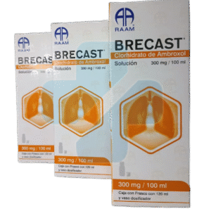 Ambroxol 300 Mg/100 Ml Brecast Pack 3 Frascos 120 Ml