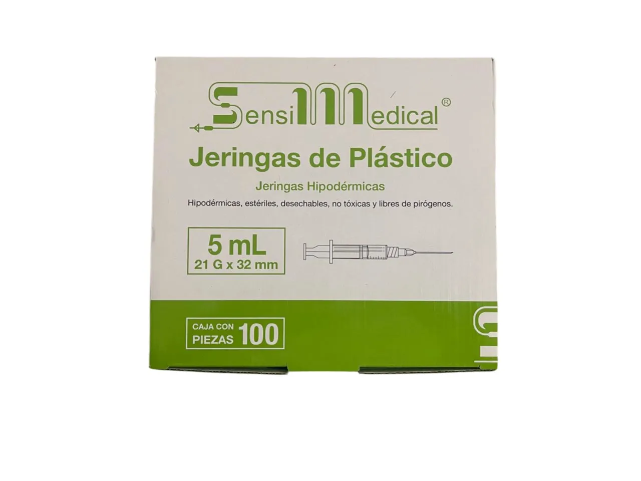 JERINGA 5ML 21X32 (VERDE)