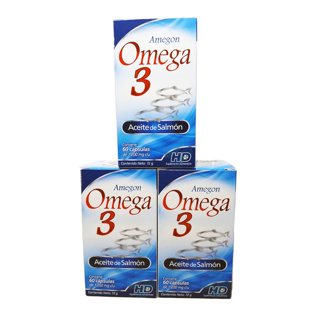 OMEGA 3 C/60 CAPS AMEGON PACK 3