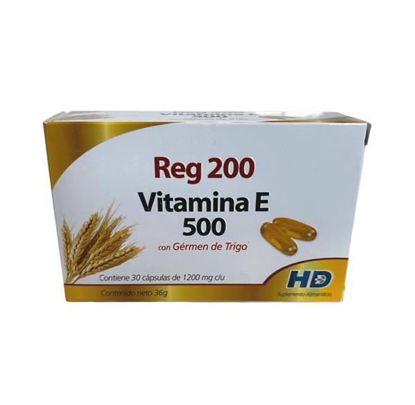 REG 200 VITAMINA E-500 CAPS C/30