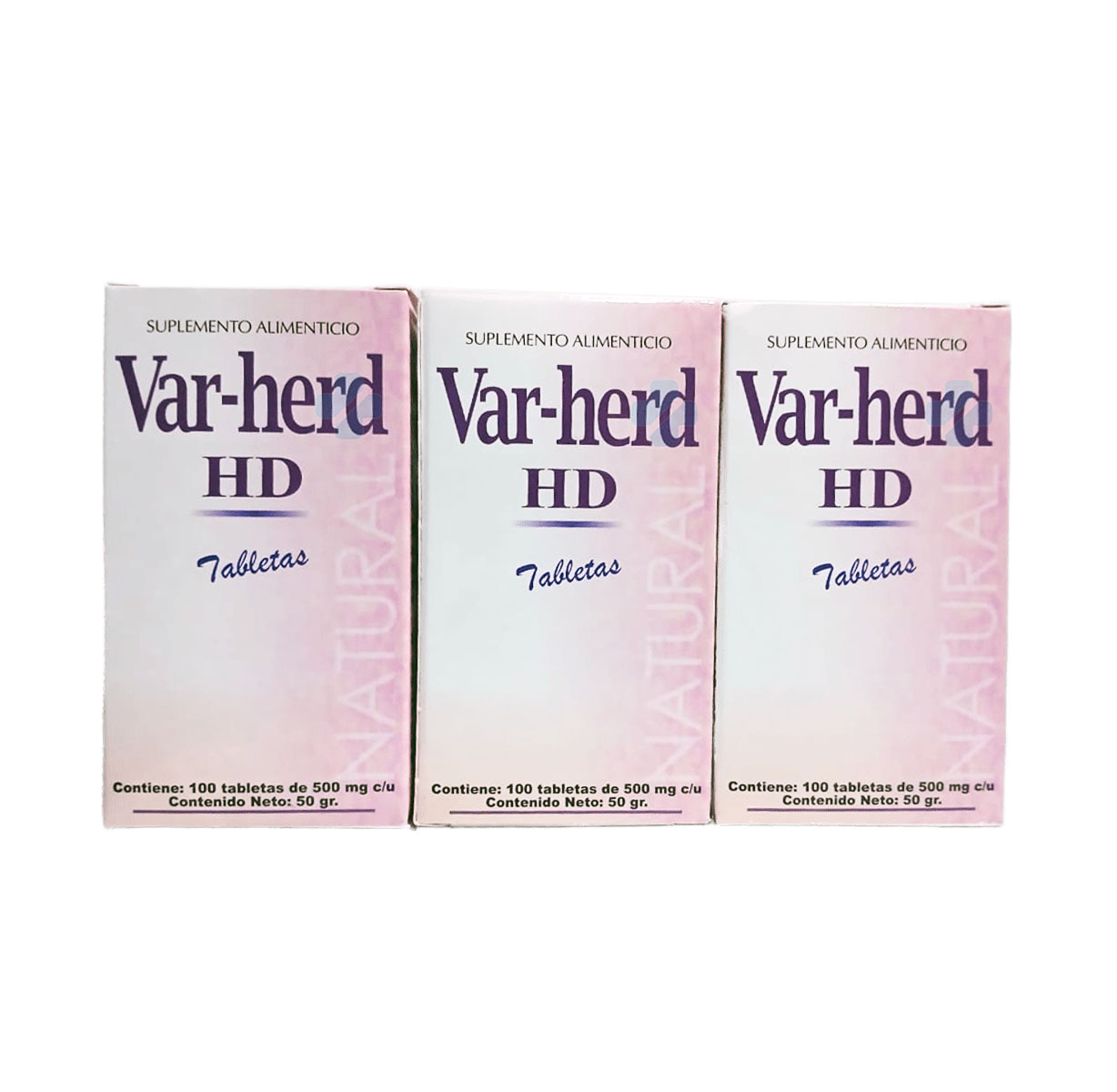 QUITA VARICES C/100 TABLETAS VAR-HERD PACK 3