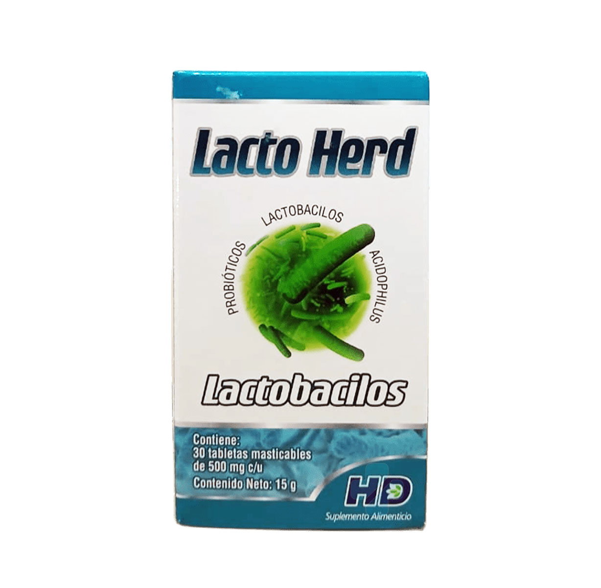 PROBIÓTICOS, LACTOBACILOS C/30 TABLETAS MASTICABLES LACTO HERD