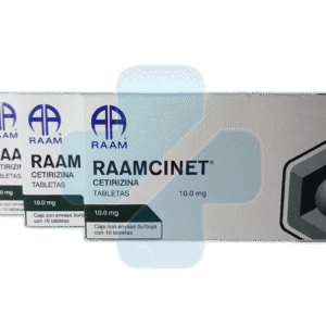 Cetirizina Raamcinet Tableta 10 Mg, 10 Tabs Pack 4 Piezas