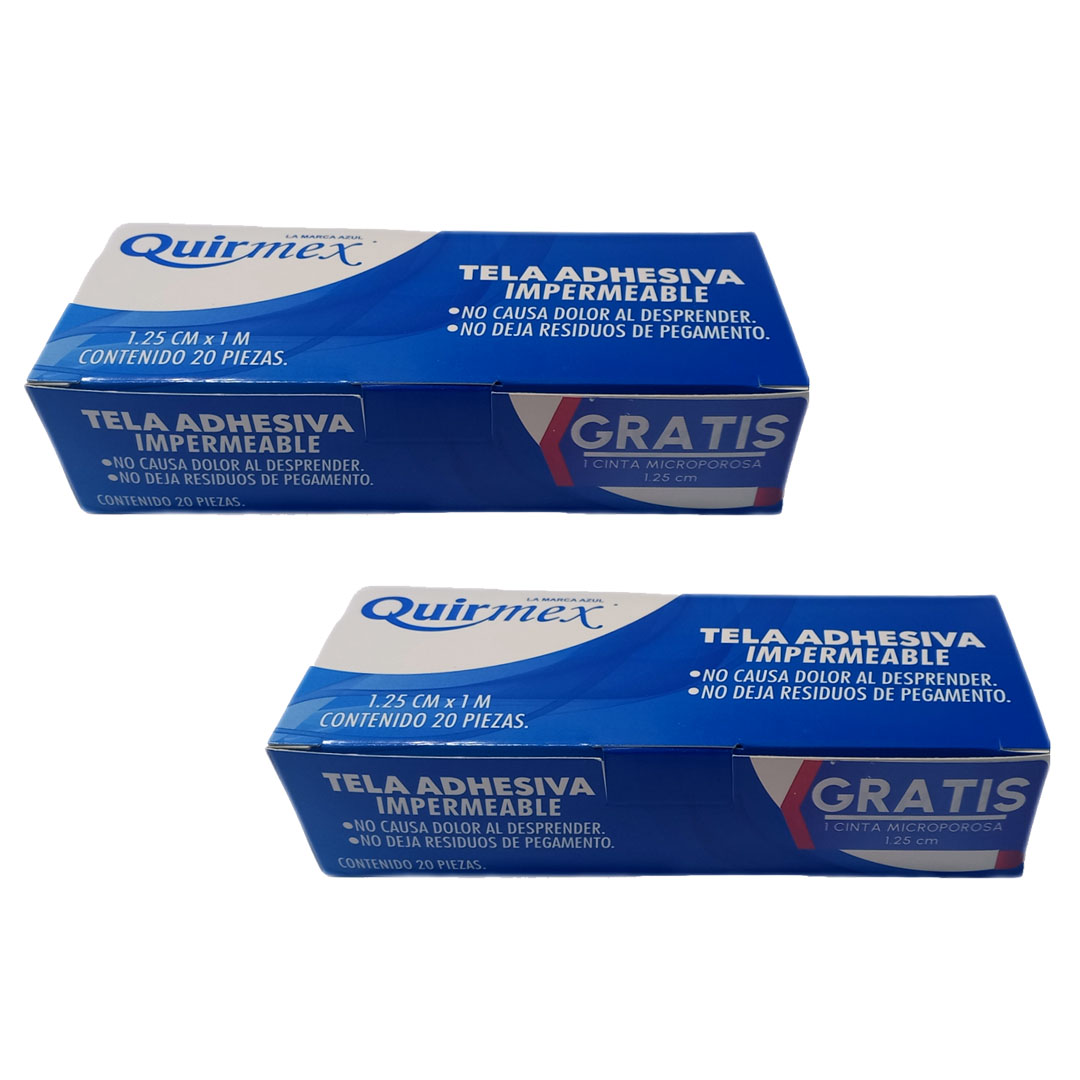 TELAADHESIVA 1.25 CM X 1 M 40 piezas