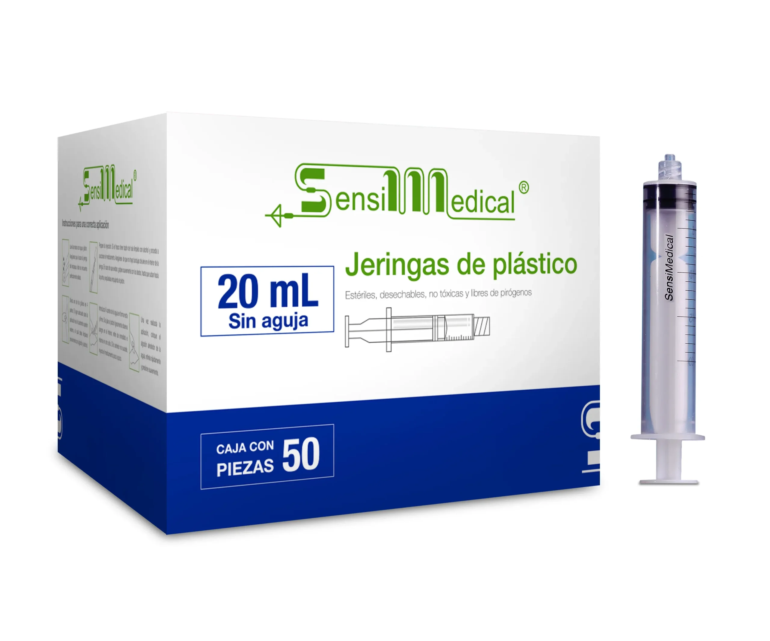 JERINGA 20ML S/aguja