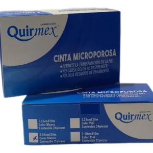 CINTA MICROPOROSA BLANCA 2.5 CM X 10 M