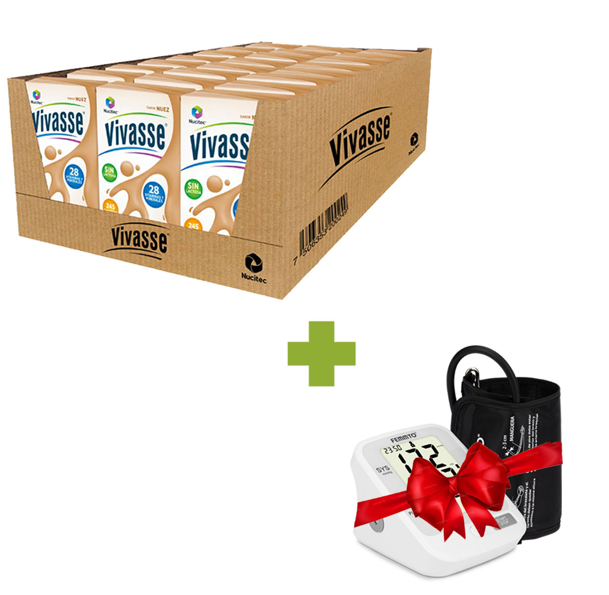 VIVASSE SABOR NUEZ + MONITOR DE PRESIÓN KF65X INCLUIDO